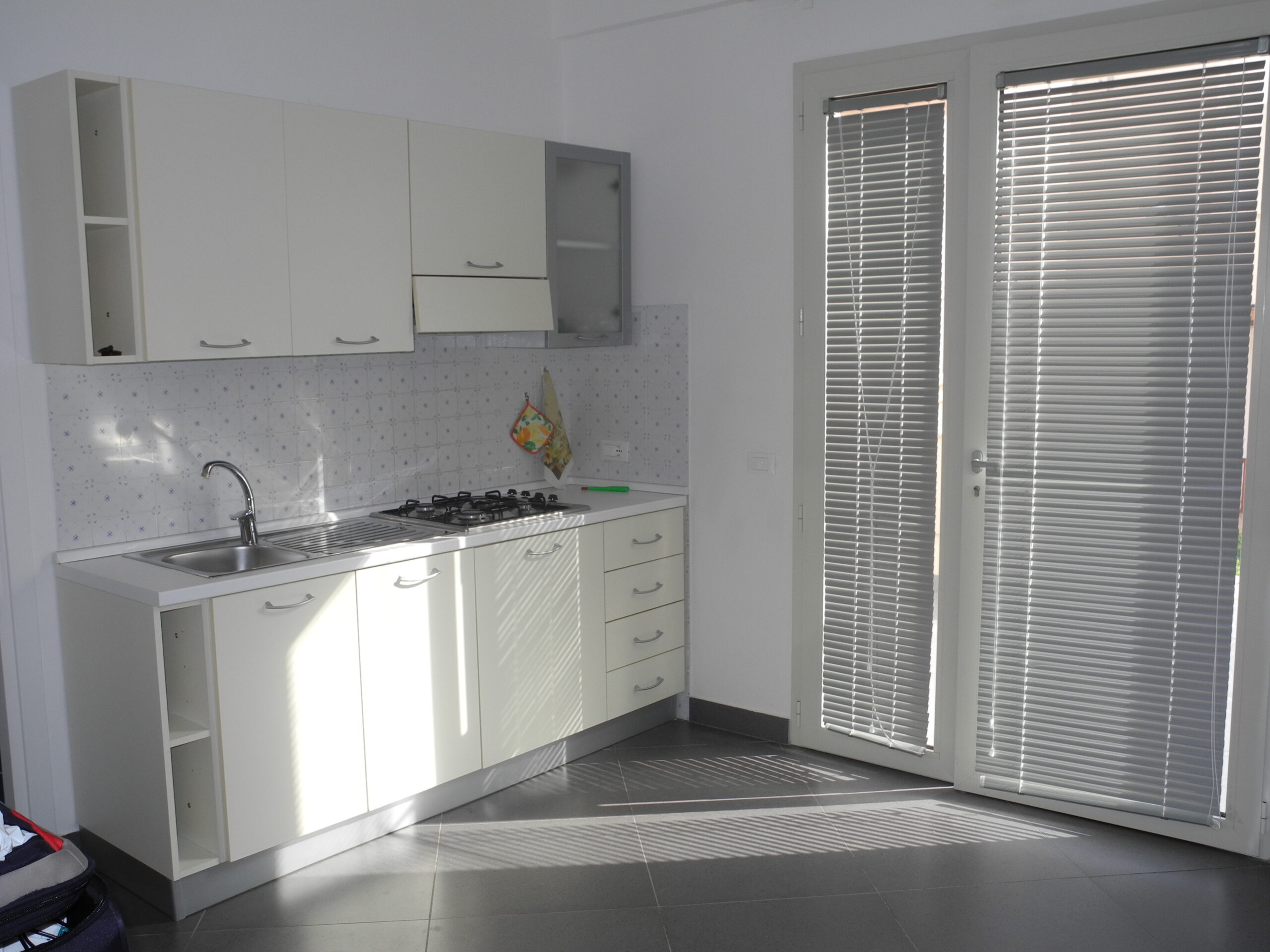 Soggiorno con divano letto